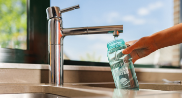 drinkbus vullen met kraanwater